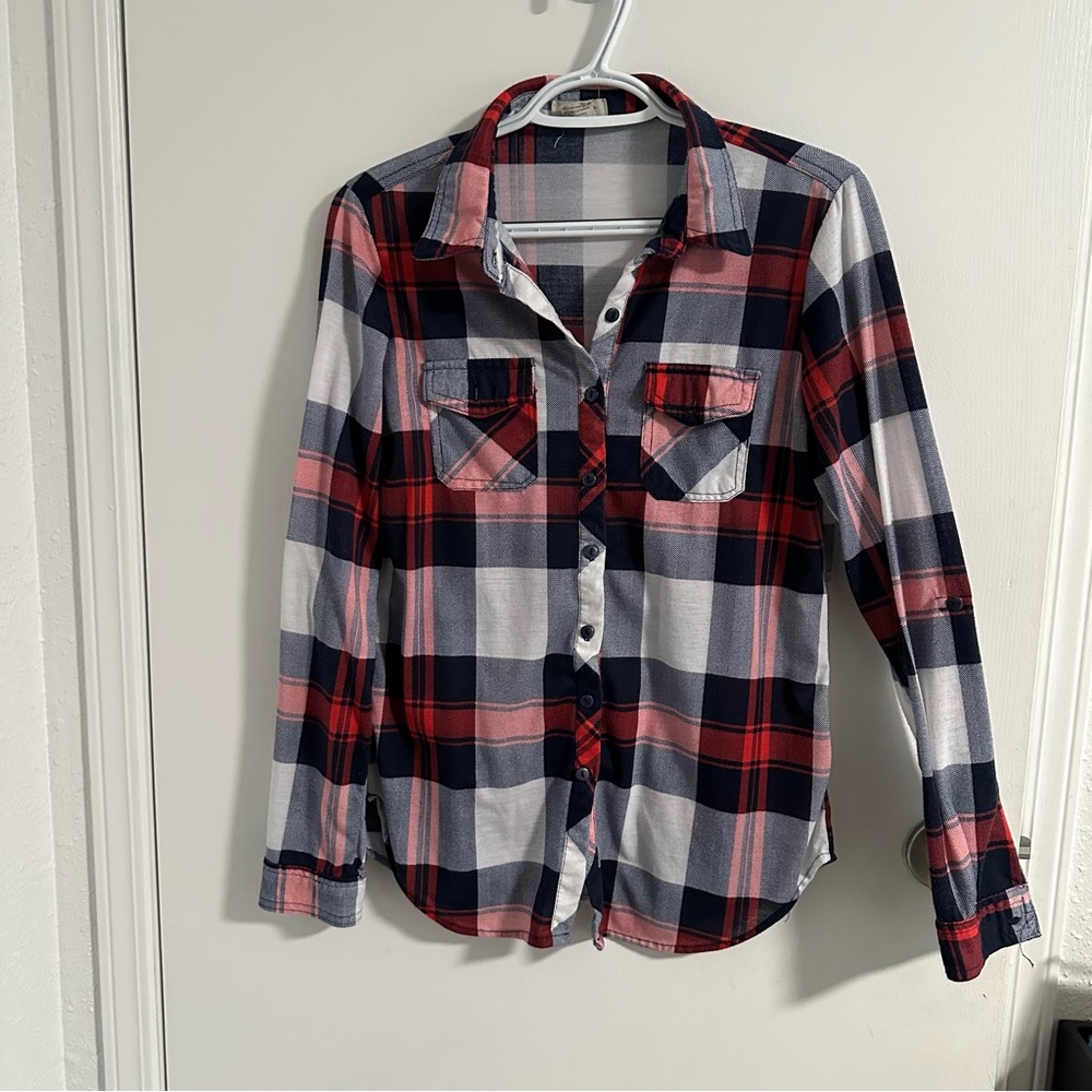 Passport Plaid Button Up